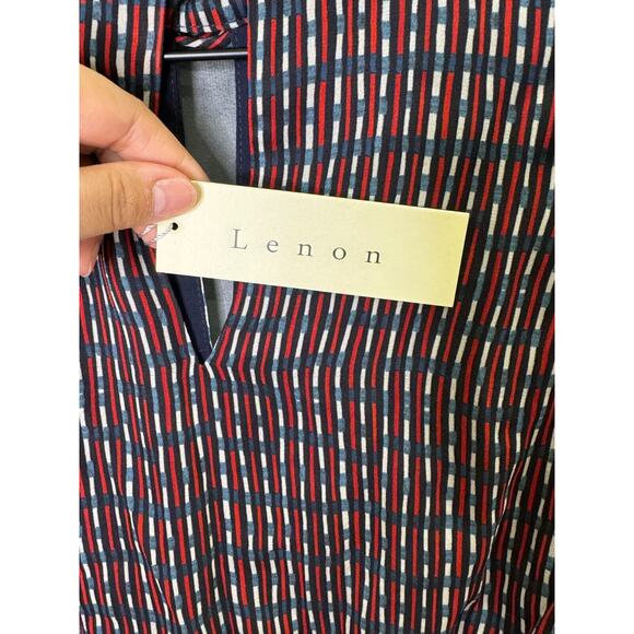 Anthropologie Lenon Striped Peplum Keyhole Puff Sleeve Blouse Top Womens XS Chic - Picture 8 of 9